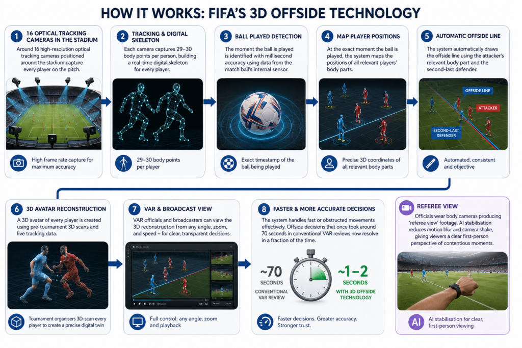 Diagram: How it Woks: FIFA's 3D Offside Technology